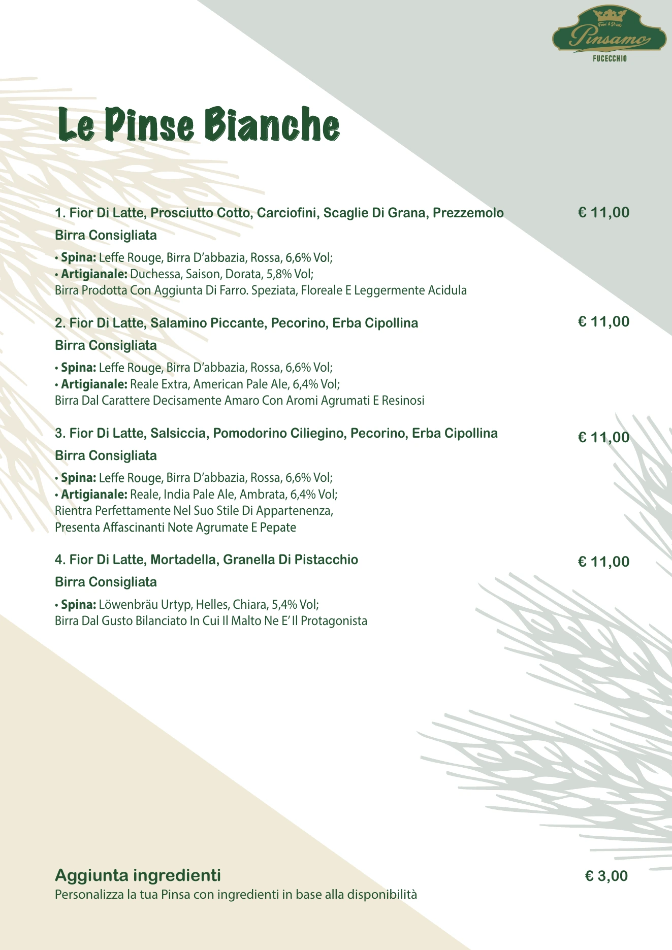 Menù PinSamO, pagina 7